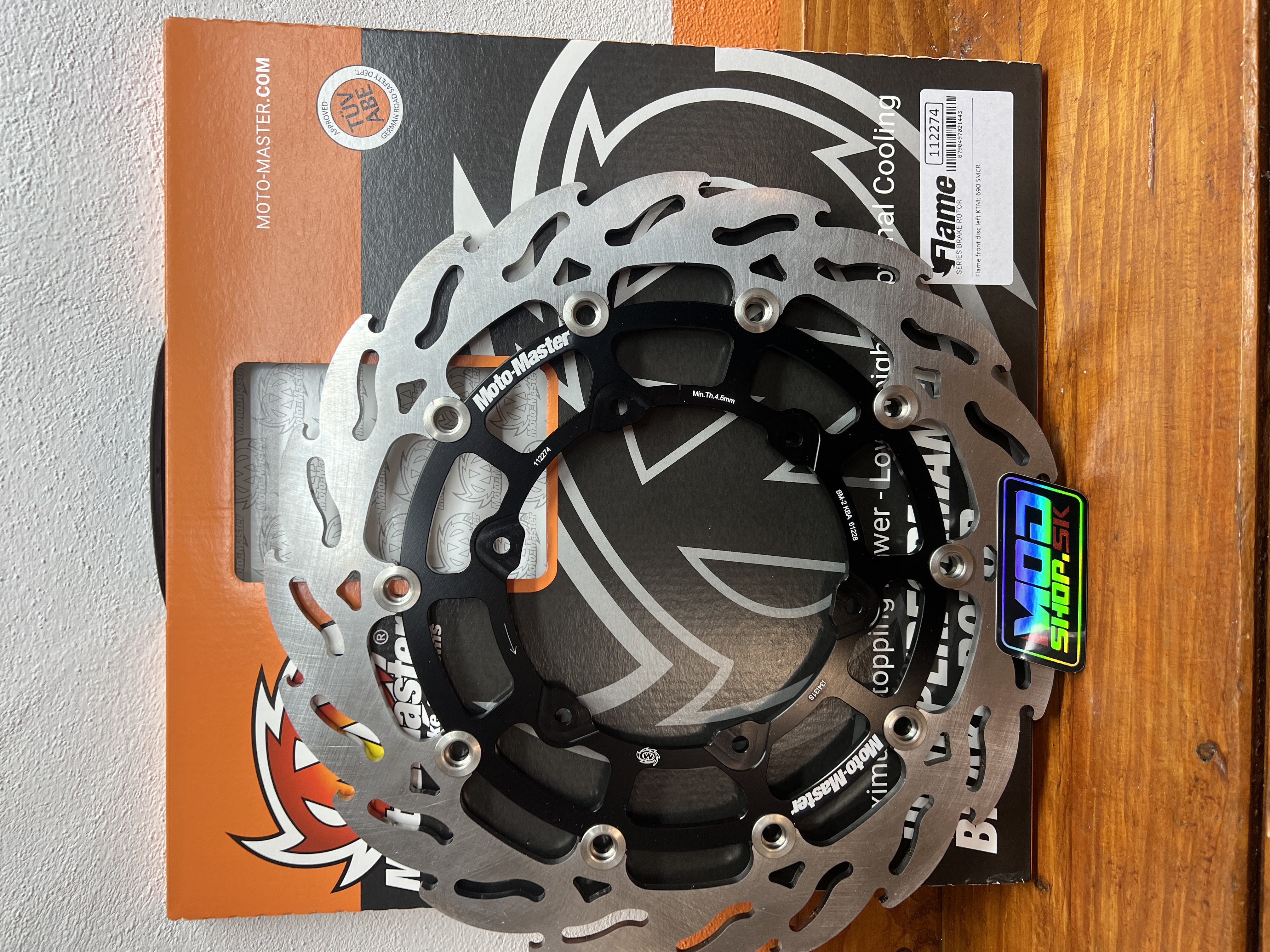 Brzdový kotúč Moto-Master Flame Floating 320mm RACING KTM 690, Husqvarna 701 predný