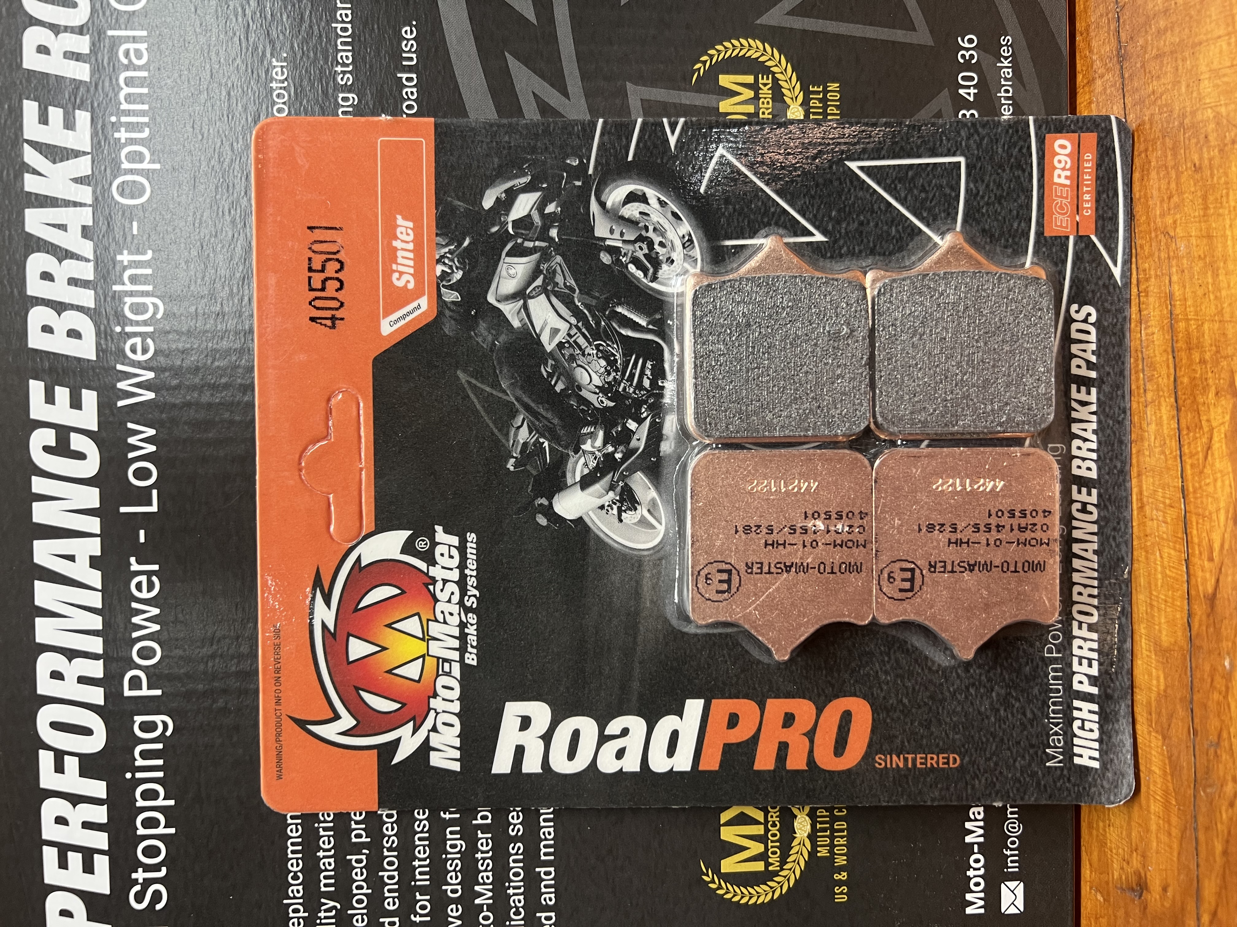 Brzdové platničky predné Moto-Master RoadPRO / KTM 690-990 /HSQ 449-701/ SMW/ Sherco