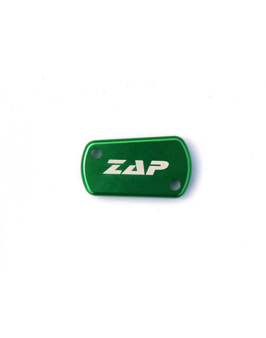 Veko-uzáver zadnej brzdovej nádobky Zap Technix Kawasaki KX/KXF zelený