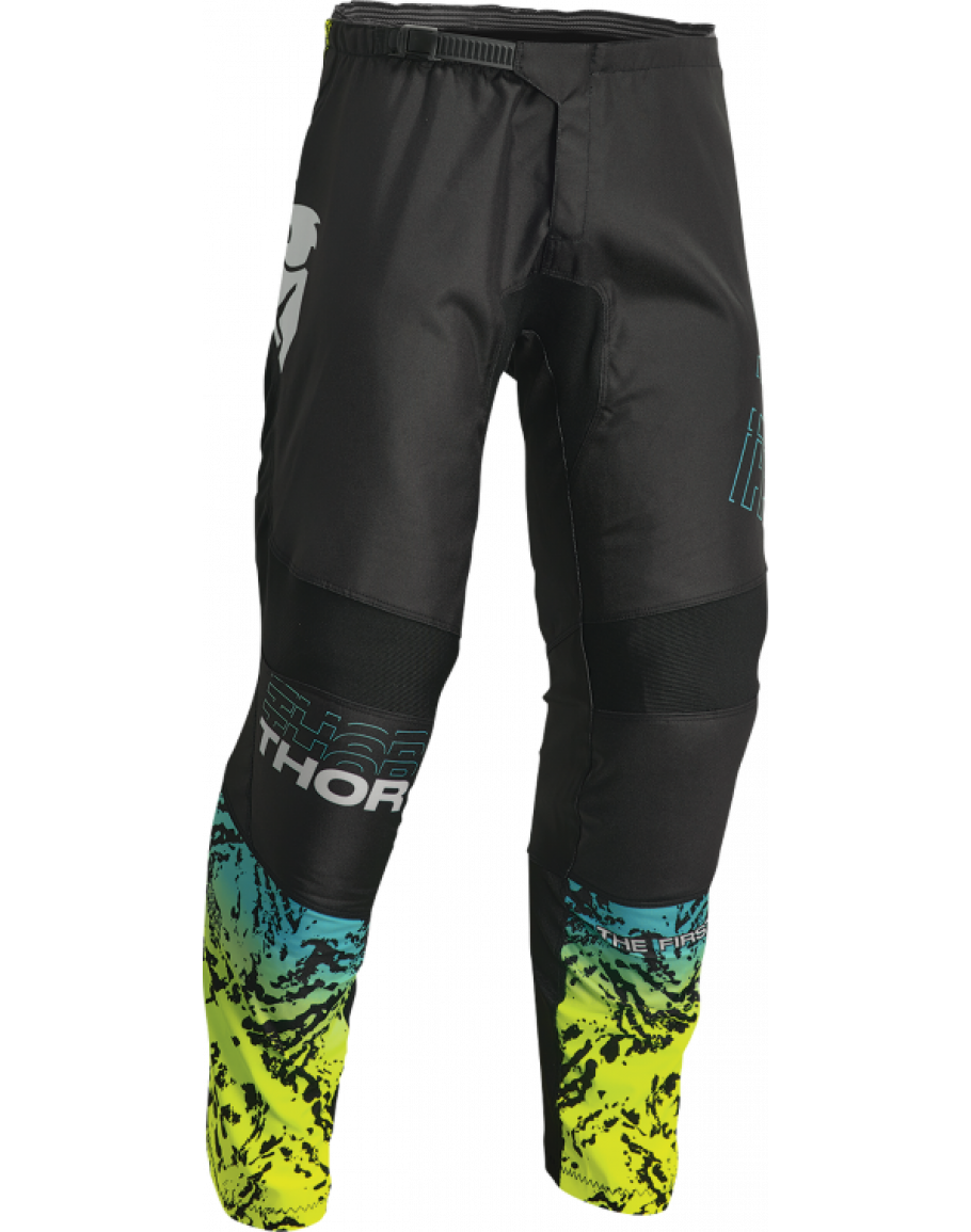 Nohavice Thor Sector Atlas black/teal 2023