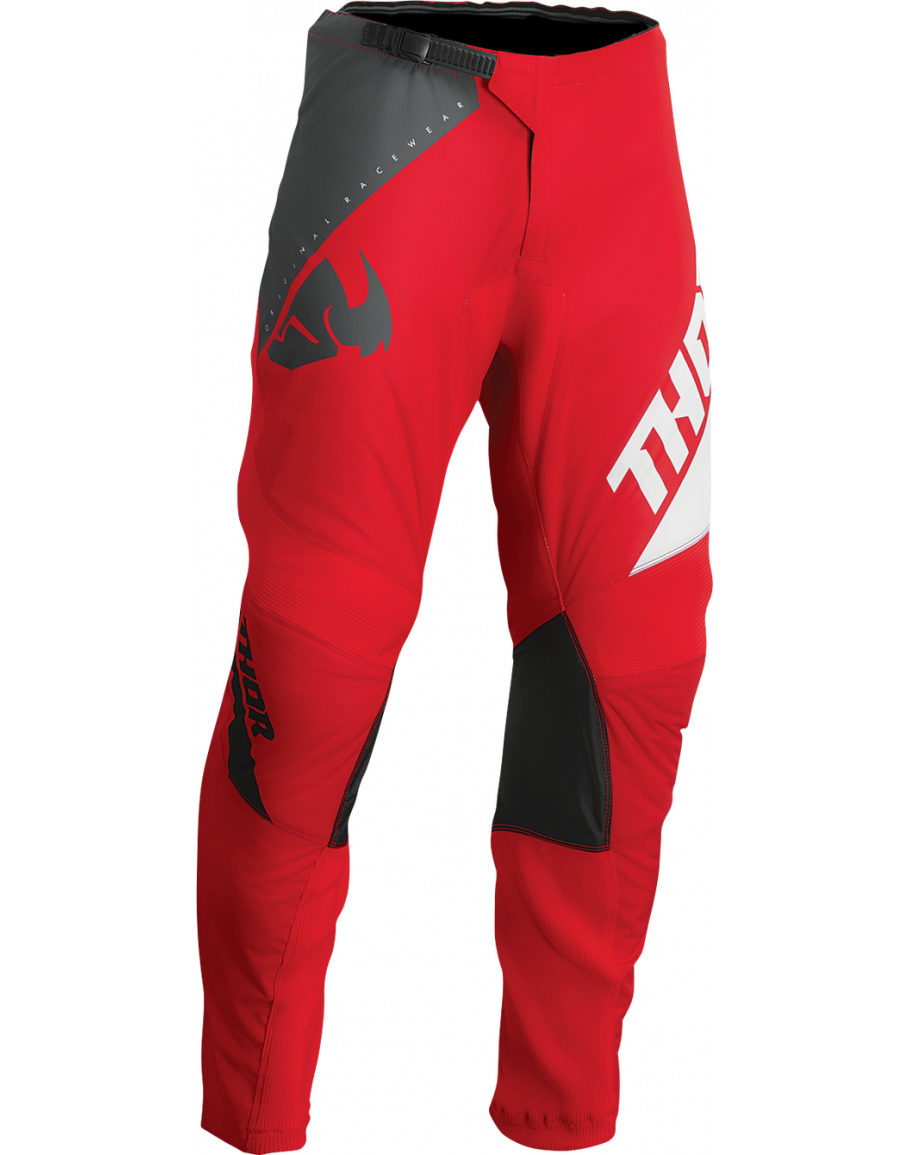 Nohavice Thor Sector Edge red/white 2023