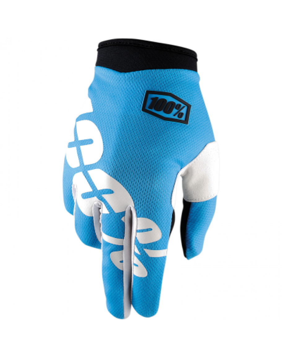 Rukavice 100% I-TRACK cyan
