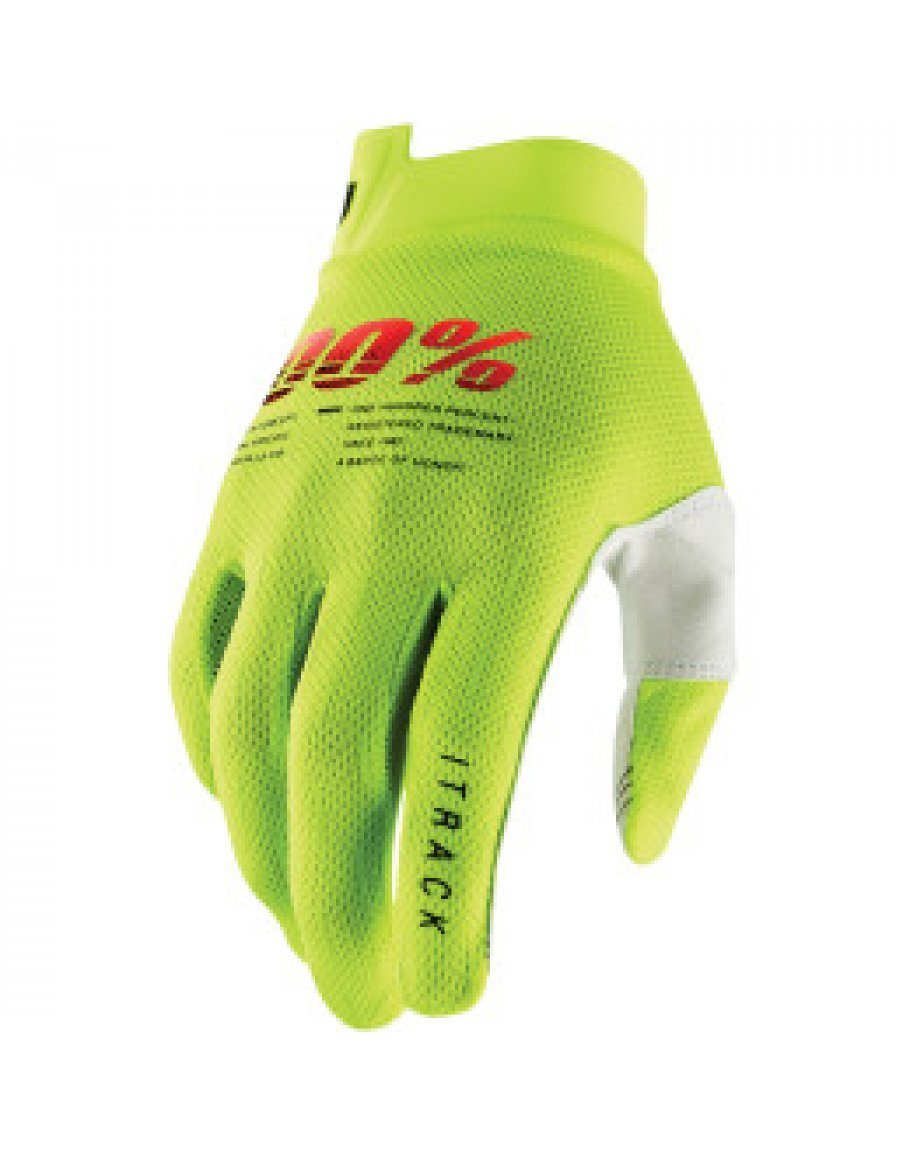 Rukavice 100% I-TRACK flo yellow