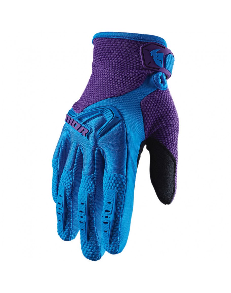 Rukavice Thor S20W Spectrum blue/purple dámske