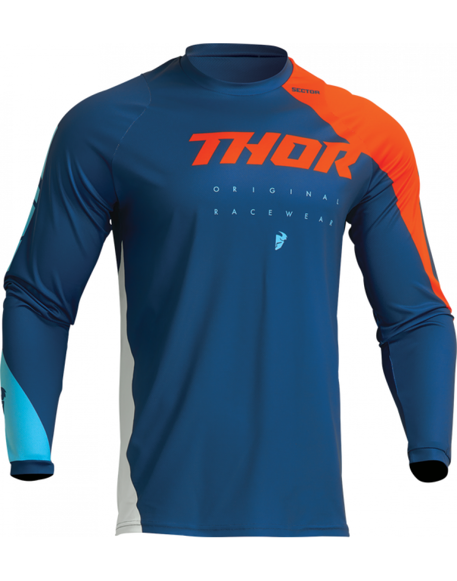Dres Thor Sector Edge navy/orange 2023 detský