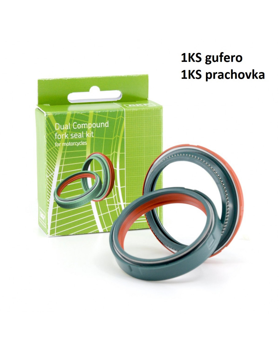 Gufero+prachovka SKF DUAL 48x58x9 mm pre tlmiče WP 48 mm
