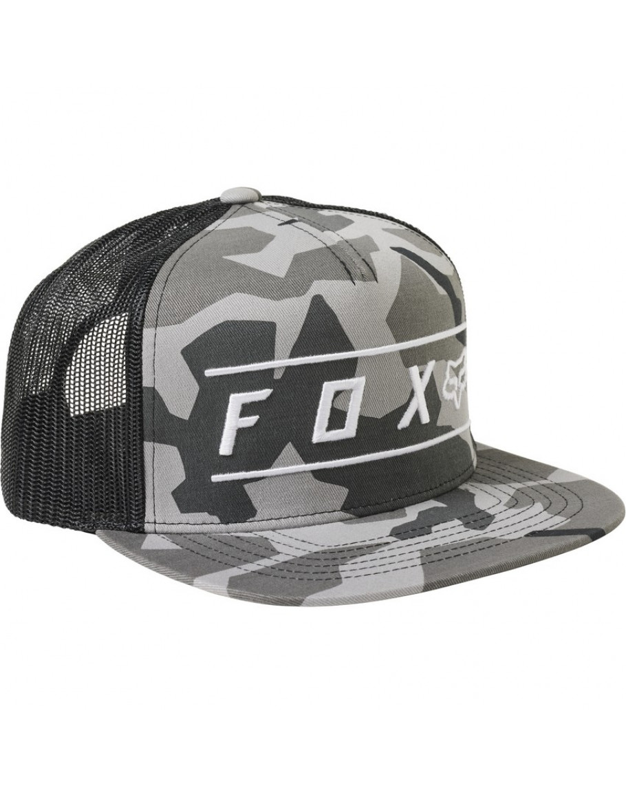 Šiltovka Fox Pinnacle Mesh Snapback black camor