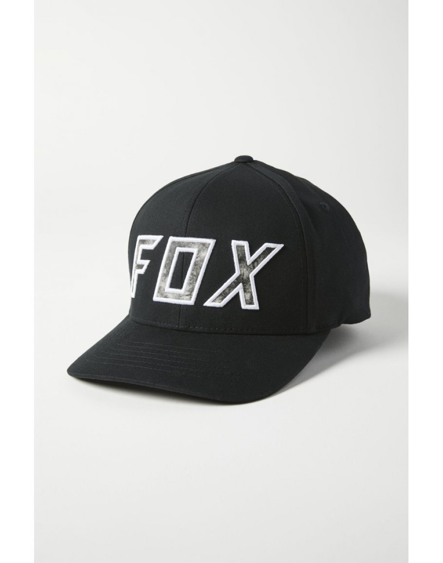 Šiltovka Fox Down N Dirty Flexfit Hat black/white