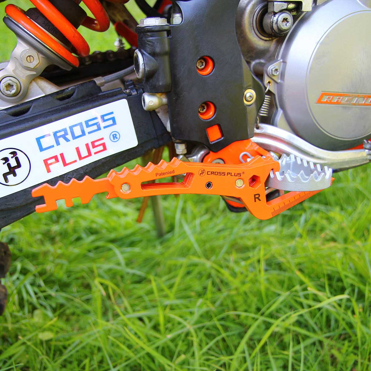 Stupačky spolujazdca Crossplus UNIVERSAL ORANGE