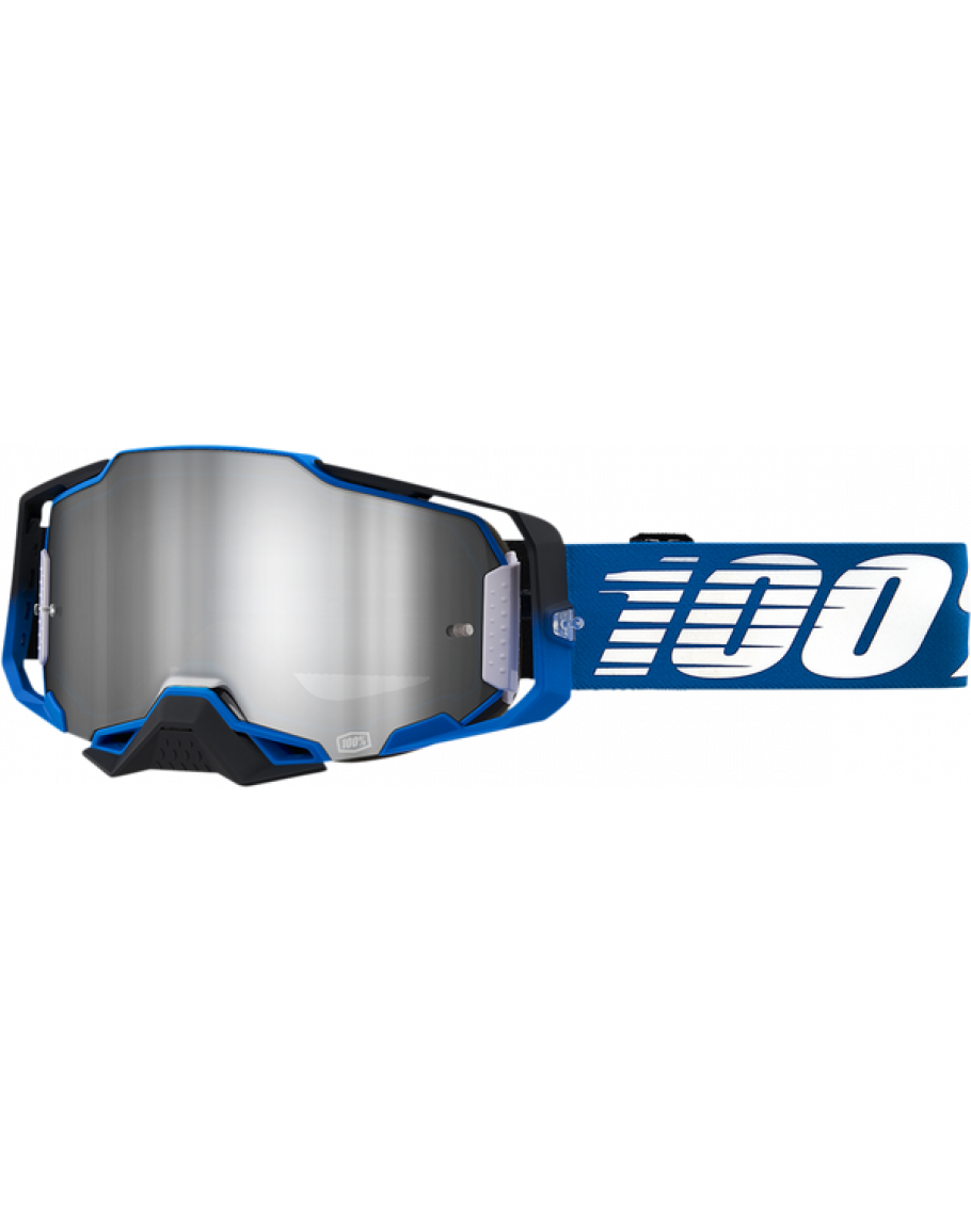 100% Armega Rockchuck mirror silver lens