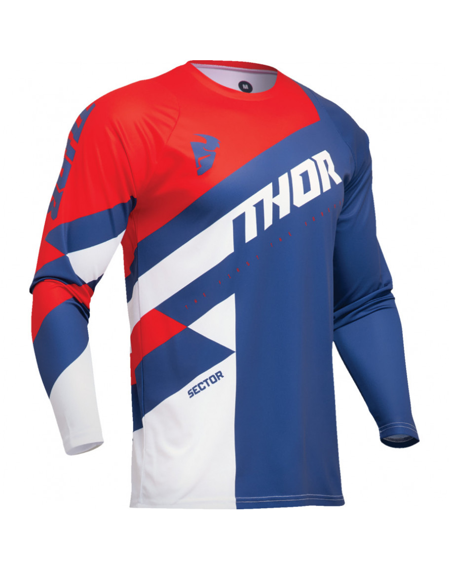 Dres Thor Sector Checker red/navy 2024 detský