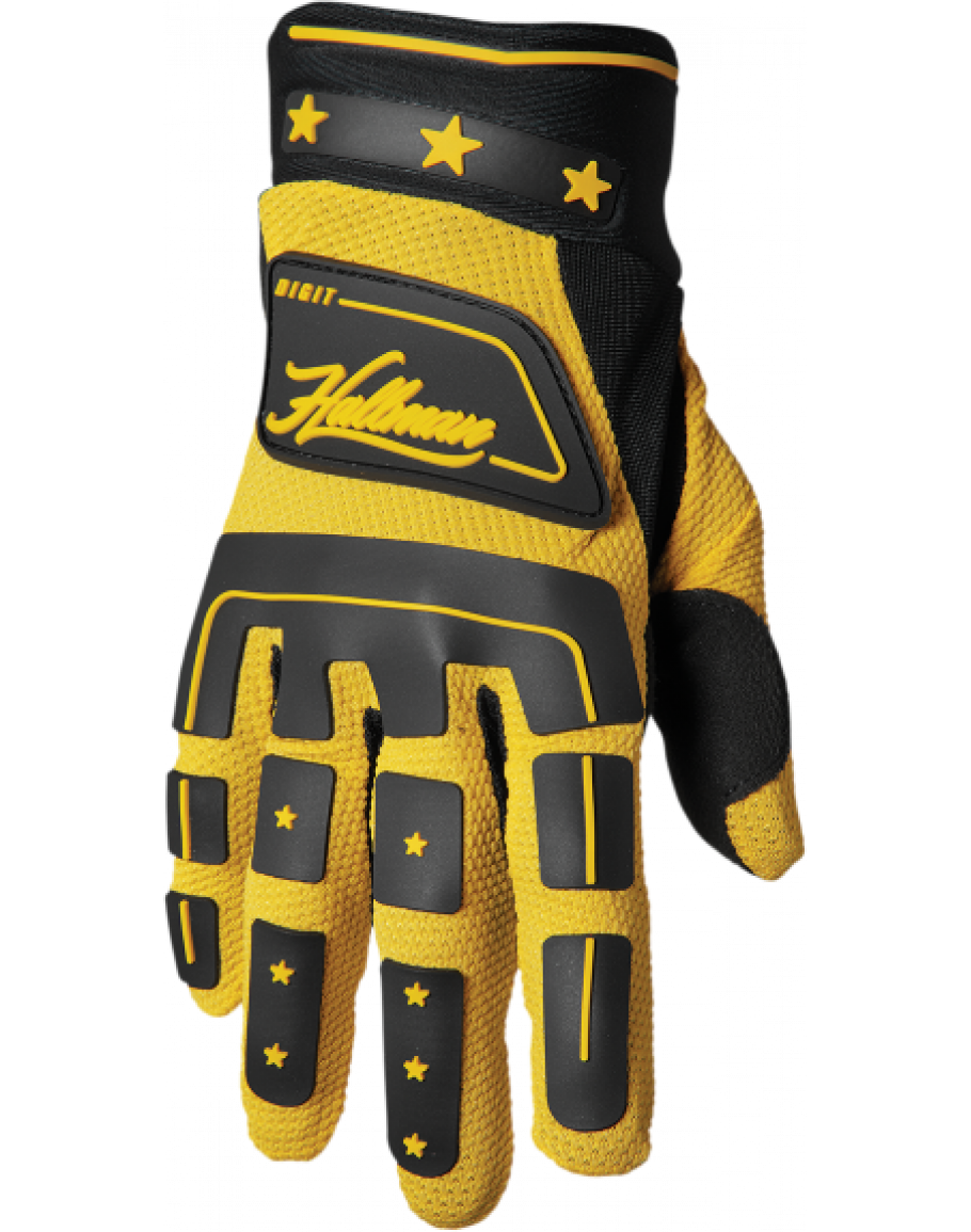 Rukavice Thor Hallman Digit black/yellow