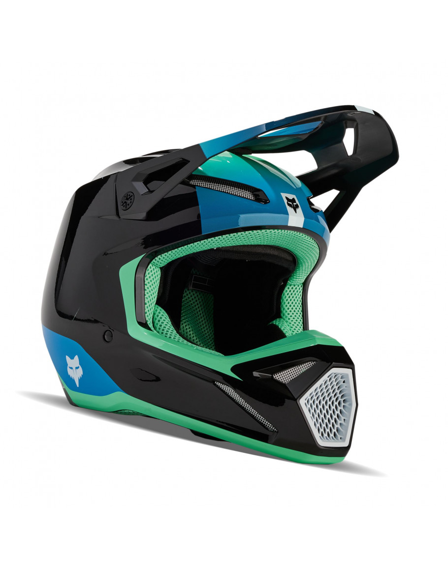 Prilba FOX V1 Ballast black/blue 2024