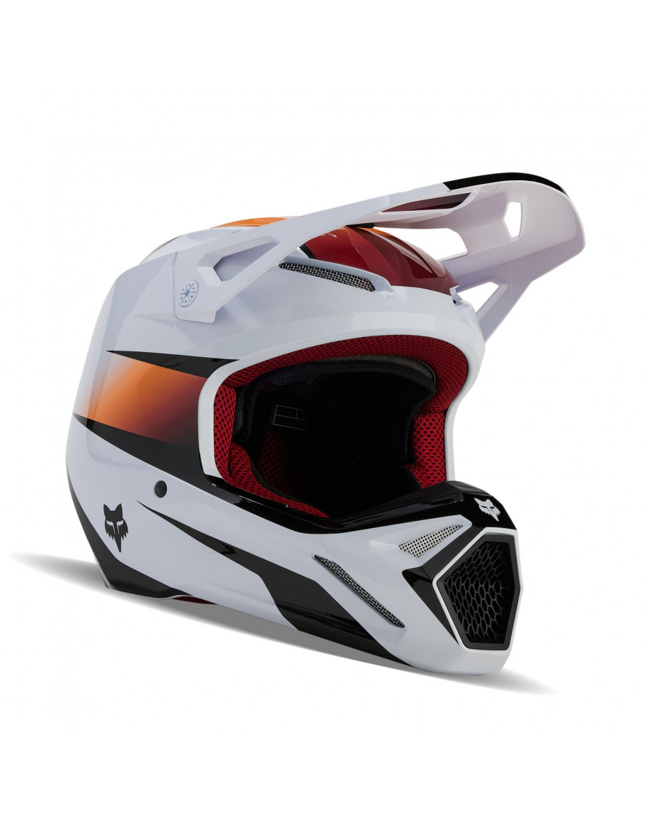 Prilba FOX V1 Flora white/black 2024