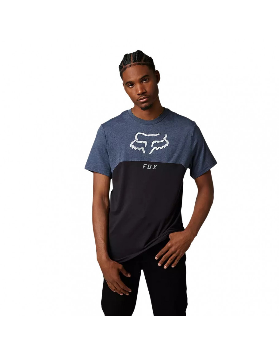 Pánske tričko Fox Ryaktr heather deep cobalt