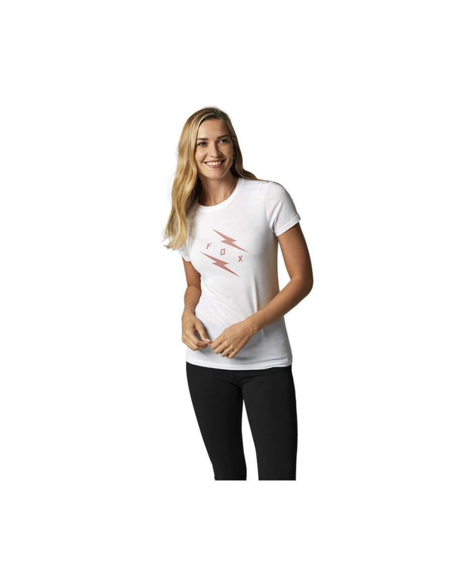 Dámske tričko Fox Bolt Crew white