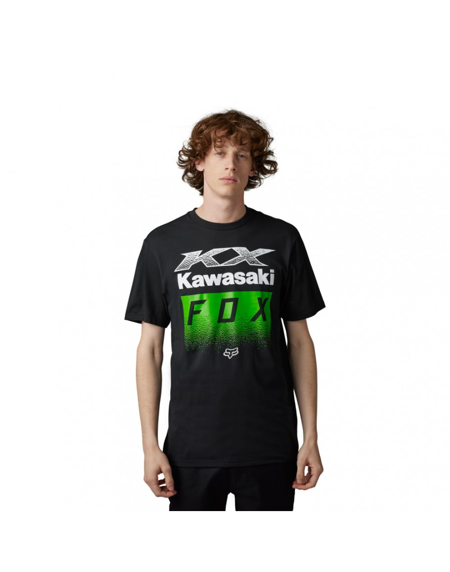 Pánske tričko FOX X Kawasaki black