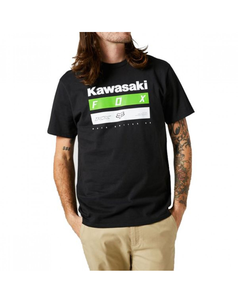 Pánske tričko Fox Kawasaki black