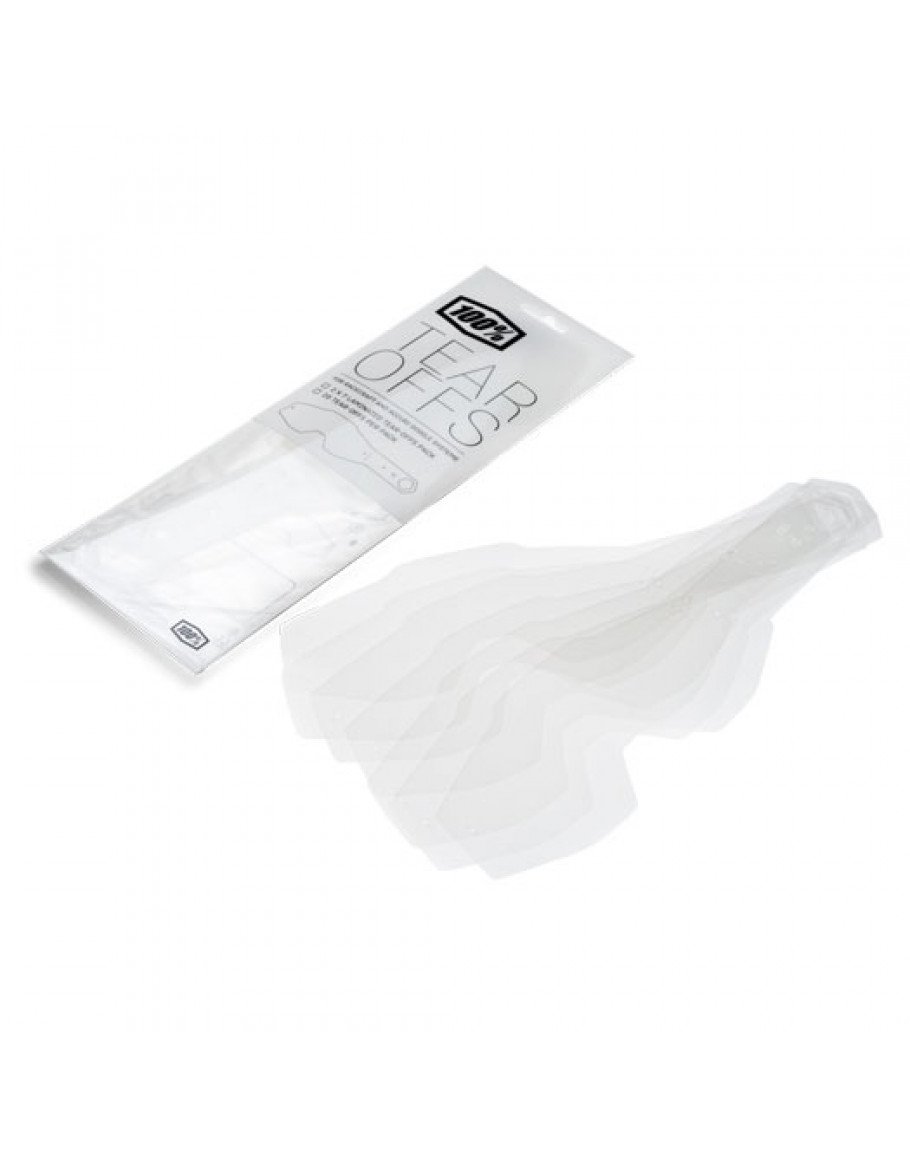 Trhačky-fólie Tear offs 100% Accuri 2, Racecraft 2, Strata 2 (50ks)