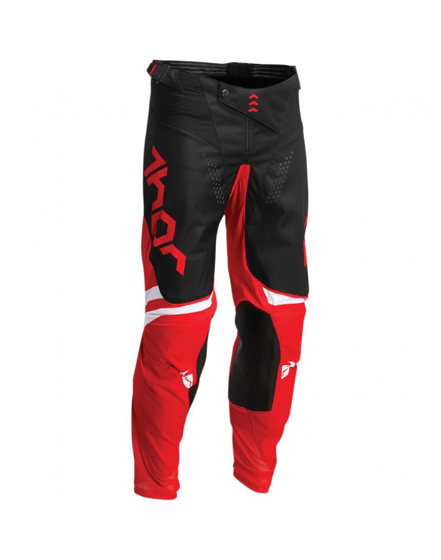 Nohavice Thor Pulse CUBE RED/WHITE