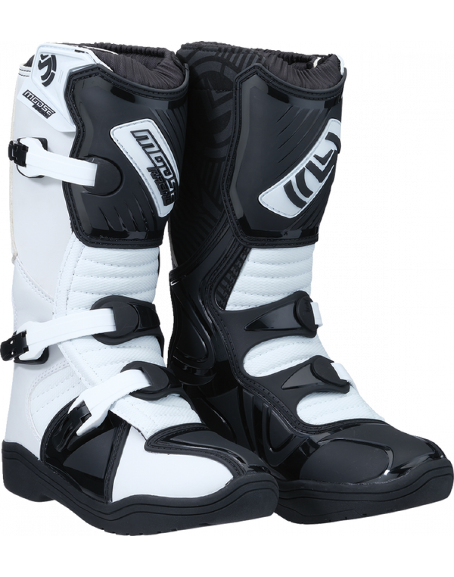 Čižmy Moose Racing S18C M1.3 white/black detské