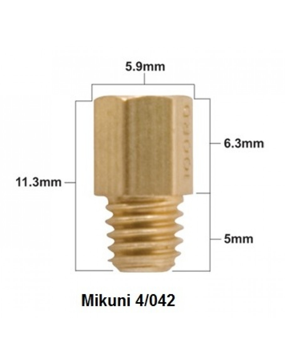 Tryska karburátora MIKUNI TYP 4/042 400 stredná 1KS