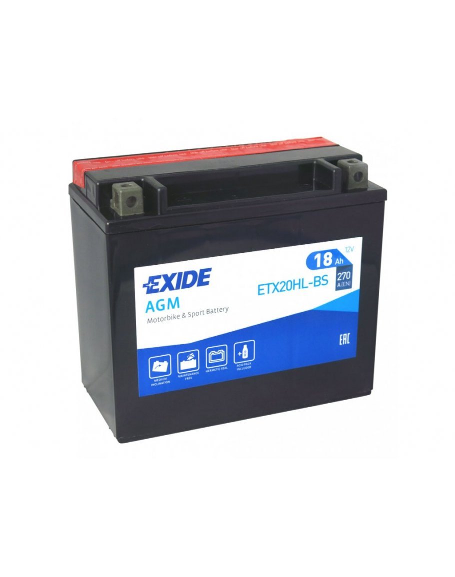 Batéria Exide ETX20HL-BS (175x87x155 mm)