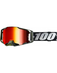 100% Armega SOLEDAD mirror red lens