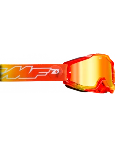 Okuliare 100% FMF POWERBOMB OSBRN so zrkadlovým sklom