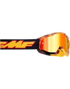 Okuliare 100% FMF POWERBOMB Spark so zrkadlovým sklom