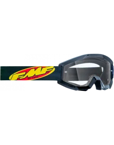 Okuliare 100% FMF POWERCORE black s čírym sklom