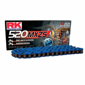Reťaz RK 520 MXZ5 BLUE - Bezkrúžková