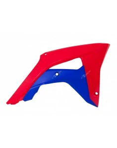 Kryty chladičov Honda CRF 450 17-20, CRF 250 18-21 červeno-modré PÁR