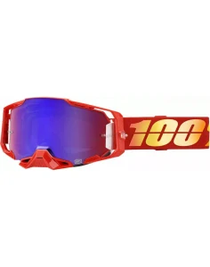 100% Armega Nuketown mirror red/blue lens