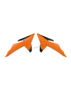 Kryty chladičov KTM SX/SXF/XC-F 2025-2026,EXC/EXC-F 2026 oranžovo-čierne