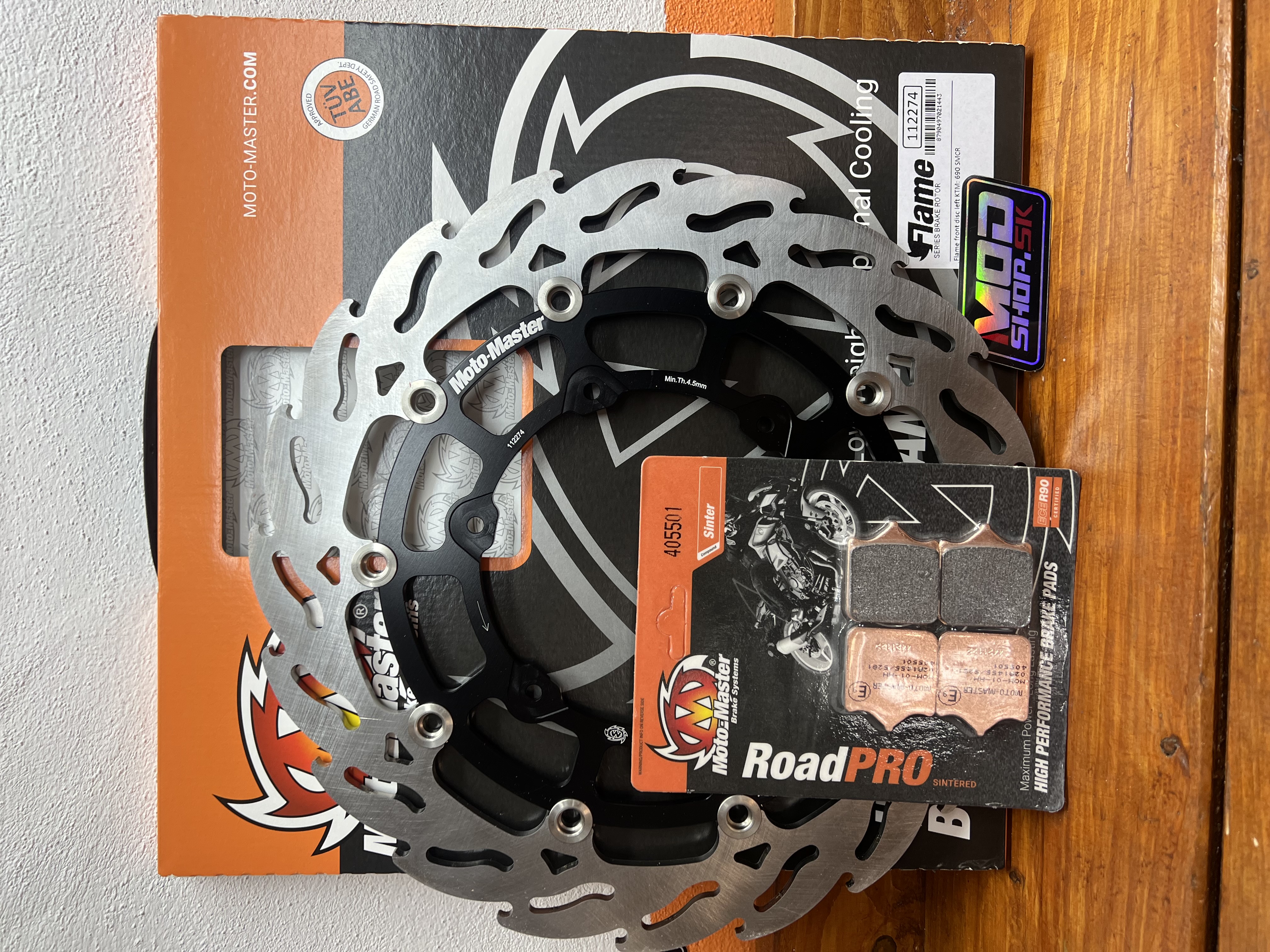 Brzdový kotúč Moto-Master Flame Floating 320mm RACING KTM 690, Husqvarna 701 predný