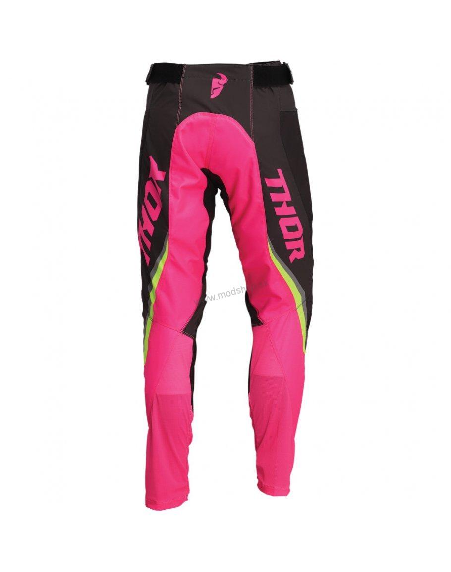 Nohavice Thor Pulse REV CHARCOAL/FLO PINK 2022