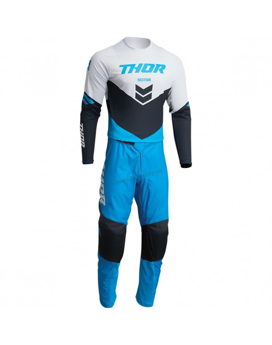 Nohavice Thor Sector Chev blue/midnight 2022