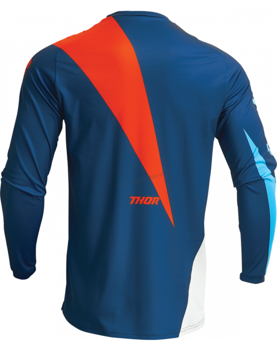 Dres Thor Sector Edge navy/orange 2023 detský