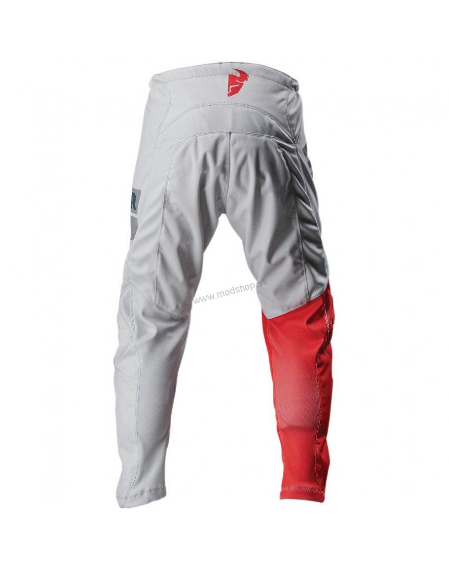 Nohavice Thor S9 Sector Shear light grey/red detské