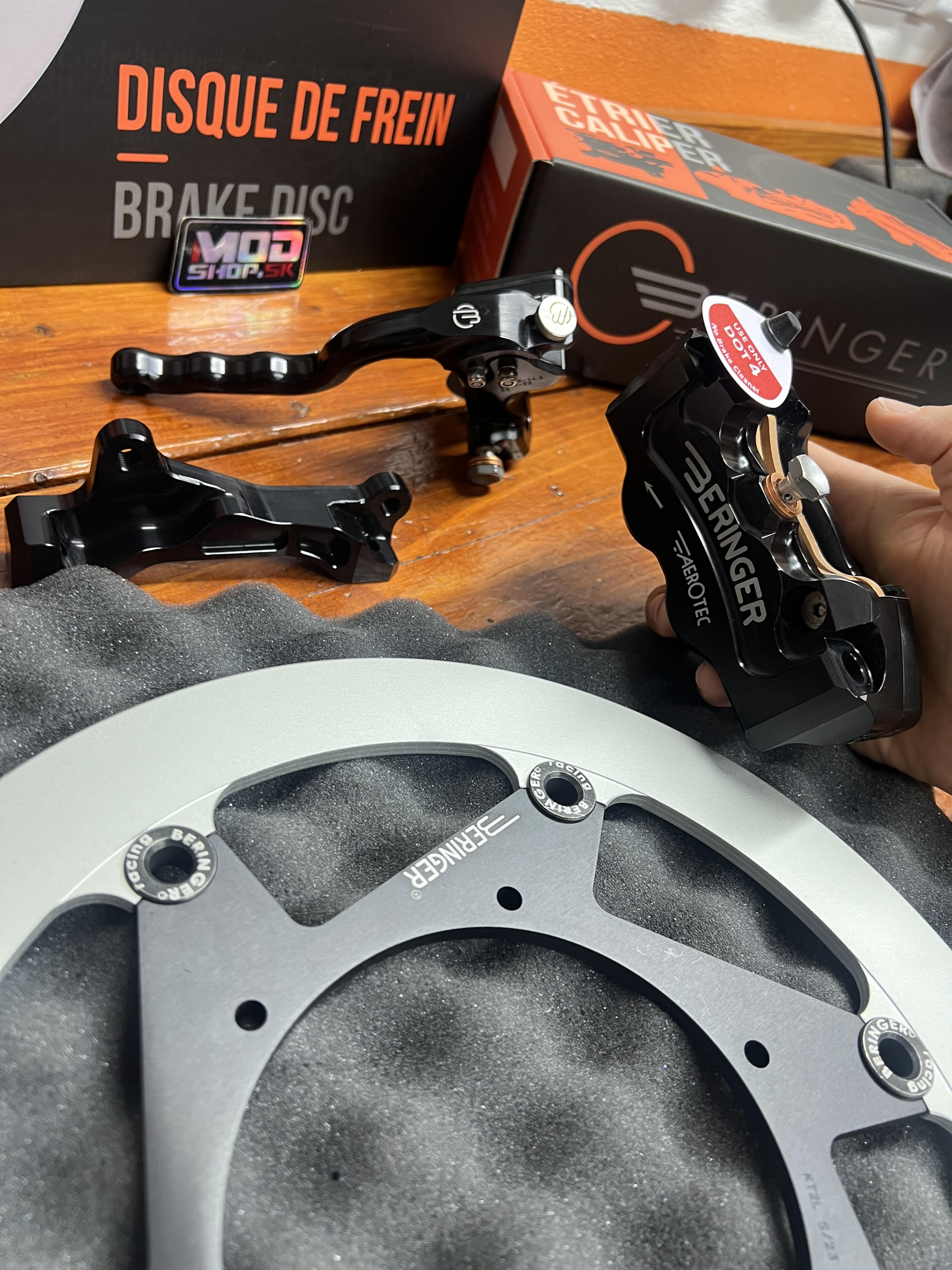 Komplet Beringer Brake kit KTM/HSQ/HSB BLACK