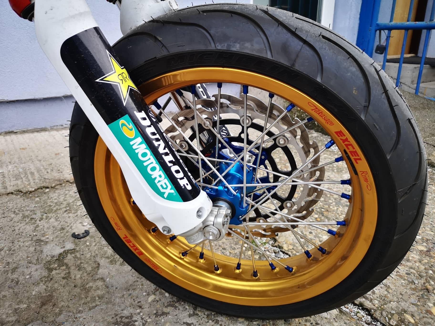 Excel Takasago Rims Supermoto 17" Kolesá GOLD- Farebnosť voliteľná