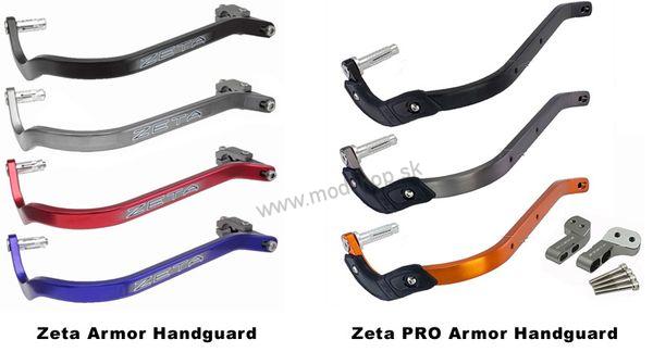 DRC - ZETA Pro Armor Chrániče rúk/ páčok TI-color