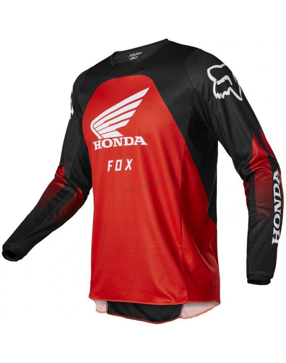 Dres FOX 180 HONDA black/red 2022