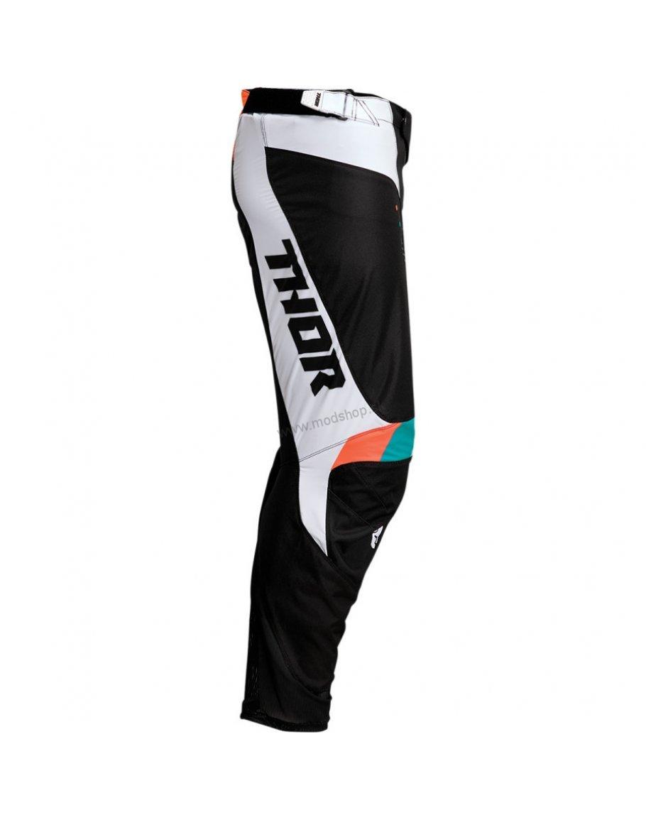 Nohavice Thor Pulse REACT WHITE/BLACK 2022