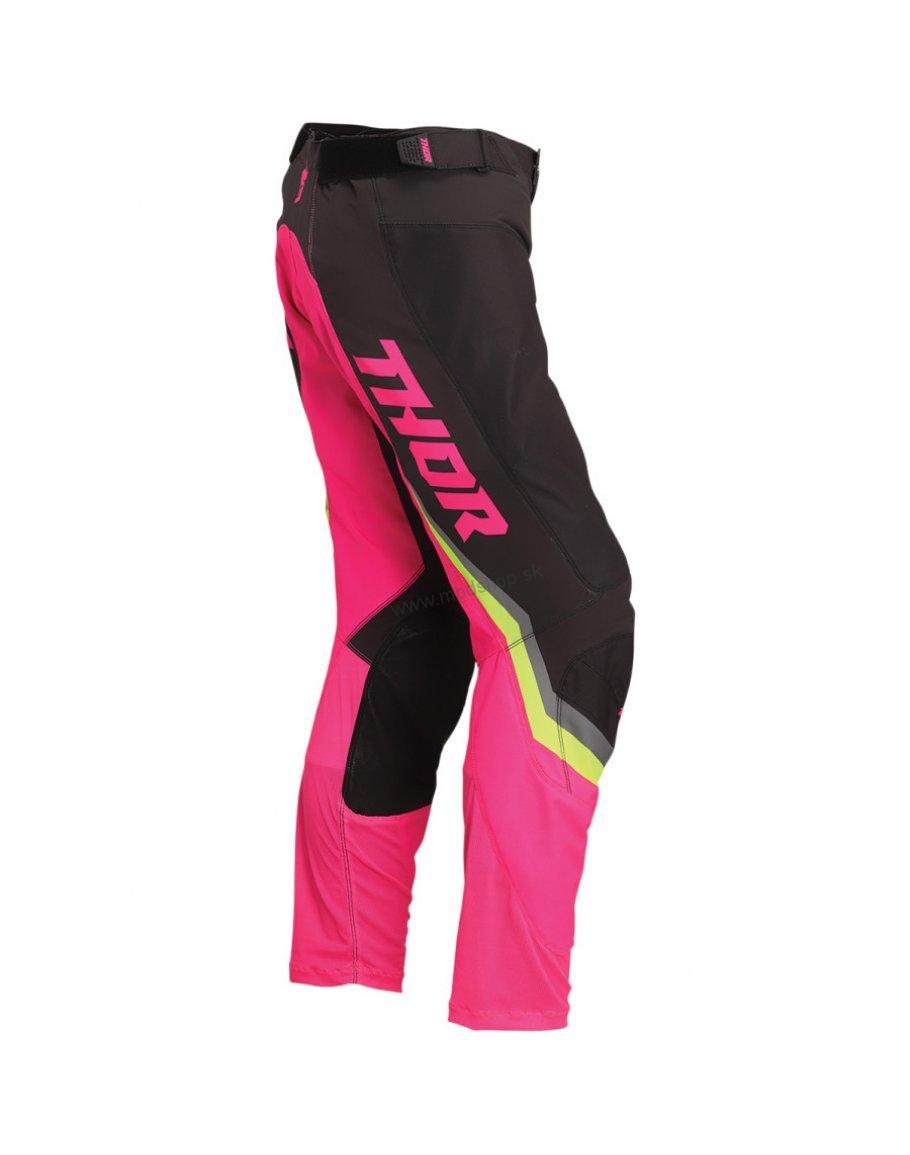 Nohavice Thor Pulse REV CHARCOAL/FLO PINK 2022