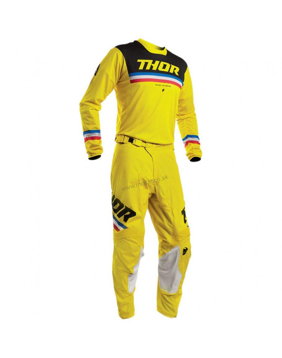 Nohavice Thor S20 Pulse Pinner yellow