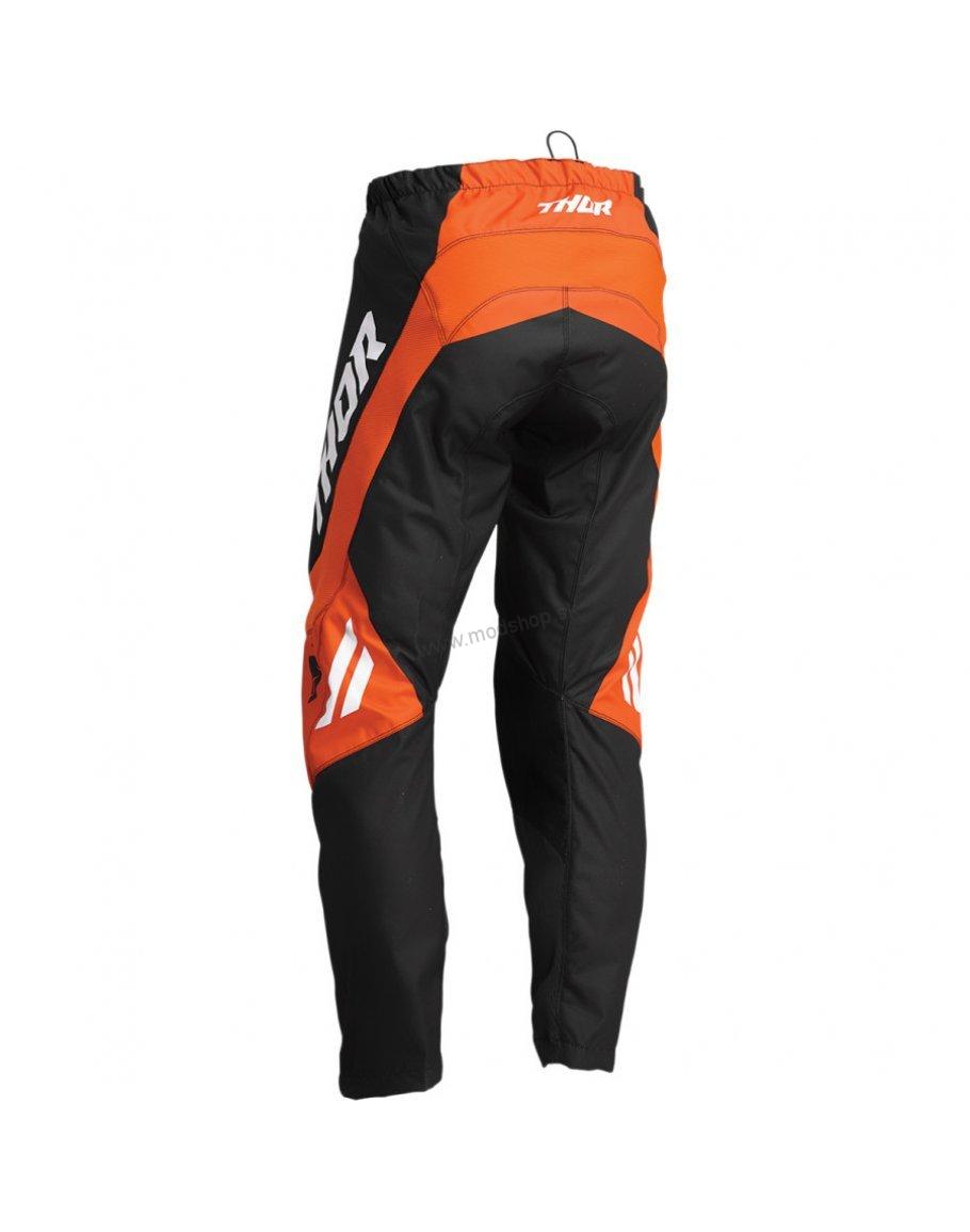 Nohavice Thor Sector Chev charcoal/red orange 2022