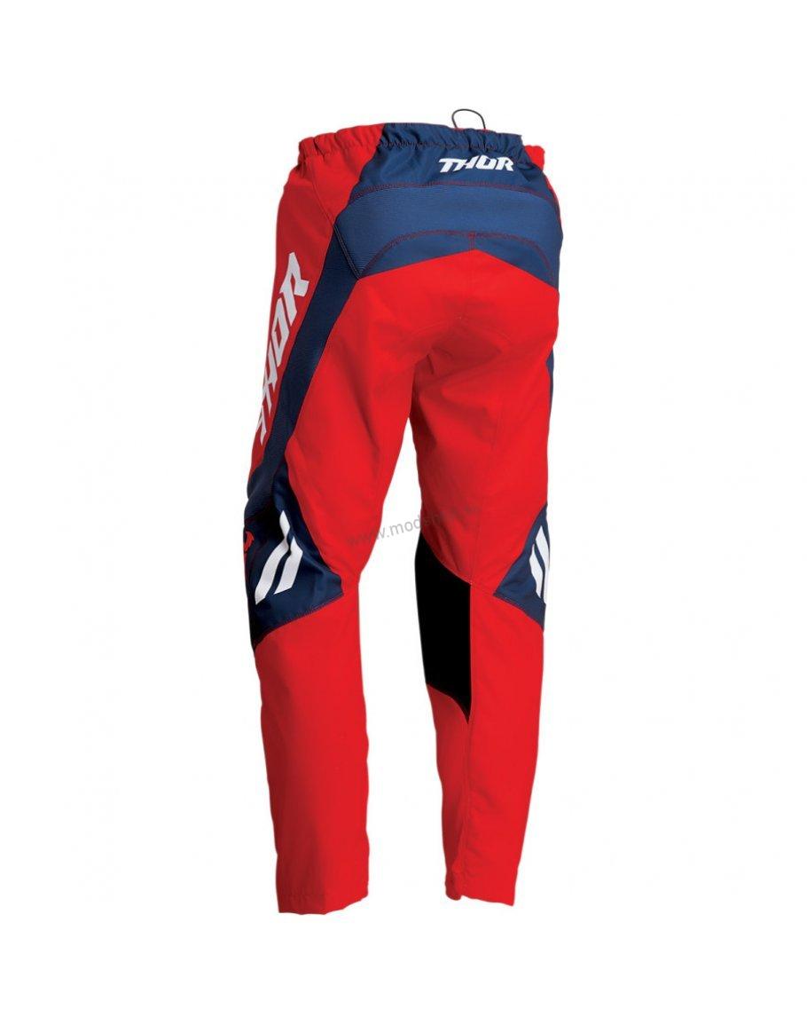 Nohavice Thor Sector Chev red/navy 2022