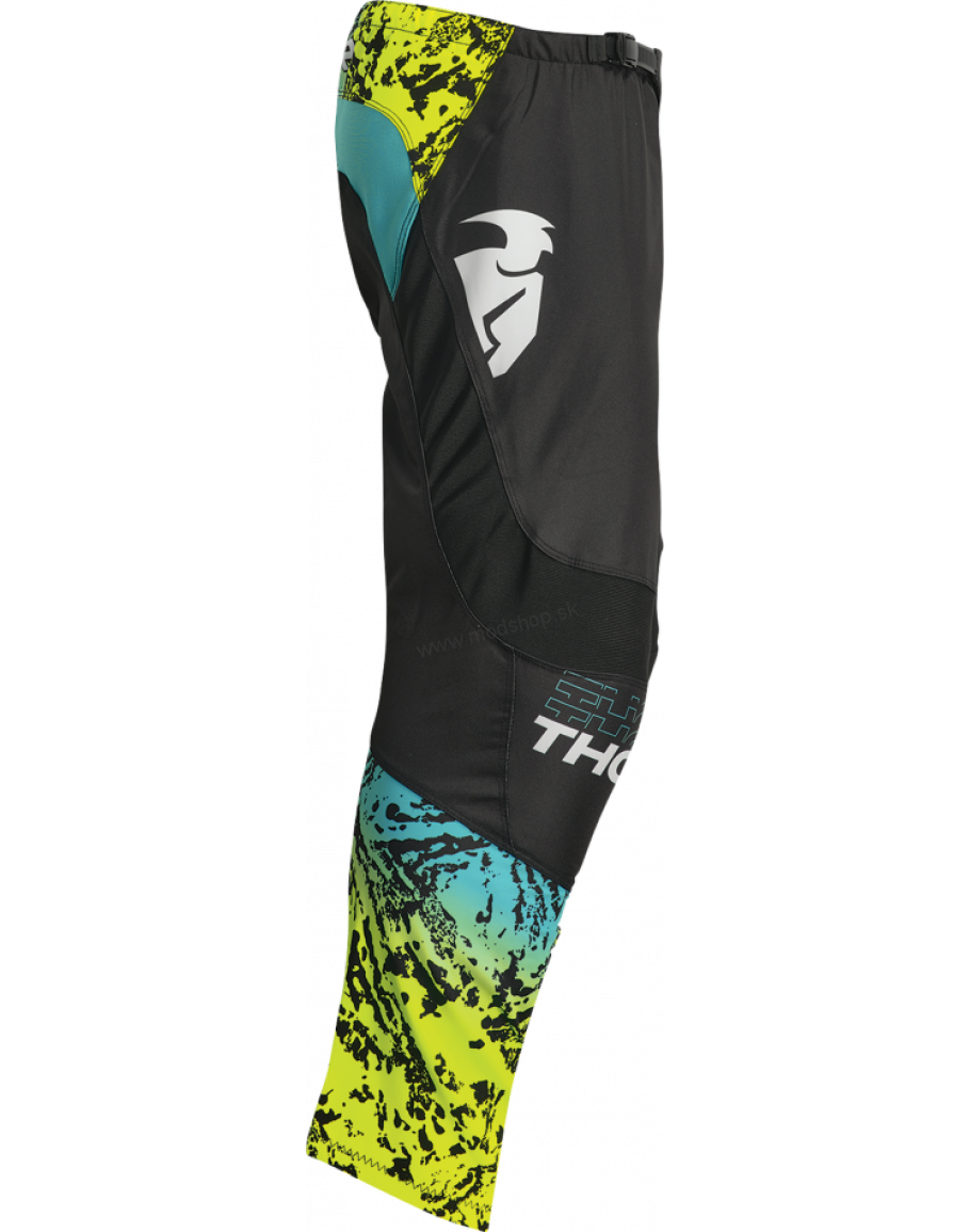 Nohavice Thor Sector Atlas black/teal 2023